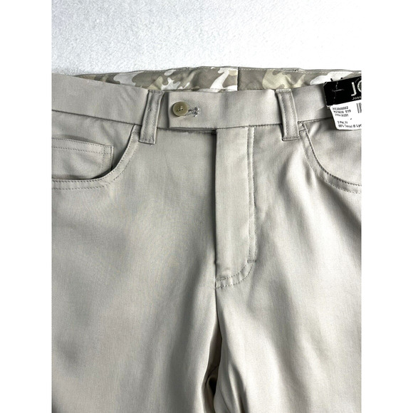 Joseph Abboud Joe Chino Pants Mens Size 30x32 Beige Stretch Extreme Slim Fit New - Picture 9 of 12